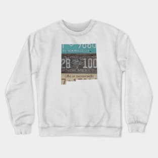 Vintage New Mexico License Plates Crewneck Sweatshirt